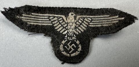 Waffen SS cloth insignia skull for M43 cap totenkopf panzer WW2 German