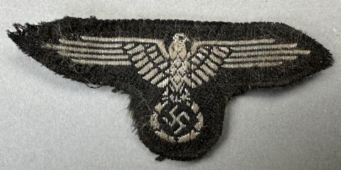 Waffen SS cloth insignia skull for M43 cap totenkopf panzer WW2 German