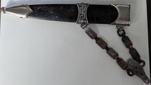 SS chained dagger scabbard original for sale SS chained dagger scabbard original for sale 