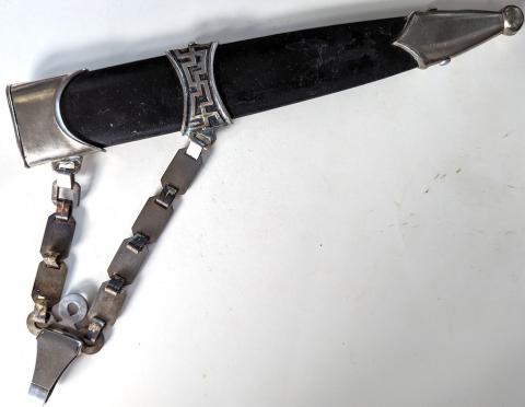 SS chained dagger scabbard original for sale SS chained dagger scabbard original for sale 