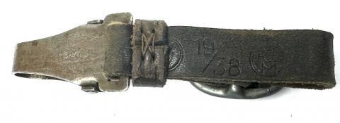 Waffen SS dagger leather hanger loop by ASSMANN D.R.G.M RZM