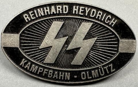 Waffen SS leader Reinhard Heydrich death commemorative pin