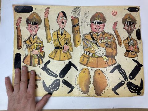 WW2 1940-45 Sprællemænd af Frederik Bramming Danish propaganda ORIGINAL RARE