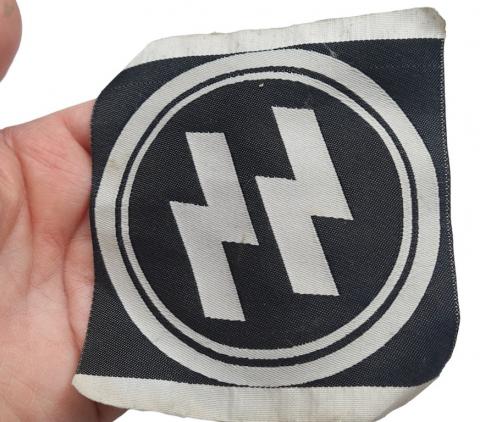 Ww2 German Nazi 1936 Berlin Olympics WAFFEN SS sport shirt logo SS runes uncut