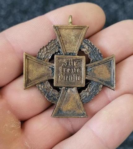 40 years of faithfull services for the Third Reich medal award relic no ribbon