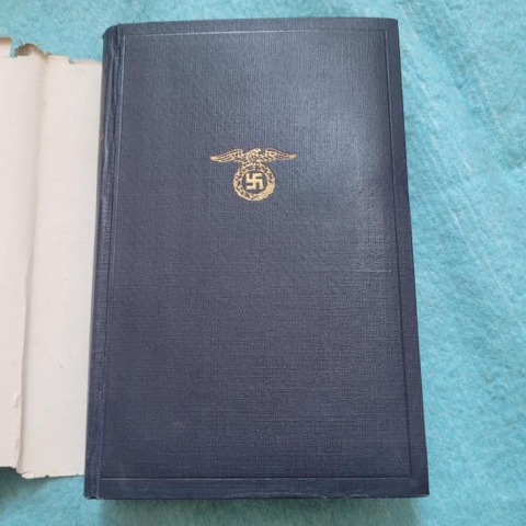 WW2 German Nazi Adolf Hitler book MEIN KAMPF with RARE dust cover