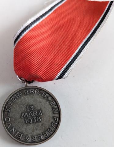 WW2 German Nazi Anschluss Commemorative Medal occupation award