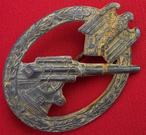 WW2 German Nazi Luftwaffe heer army Anti-Aircraft flak badge by K&o original medal award