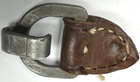 WW2 German Nazi belt buckle loop leather part uniform