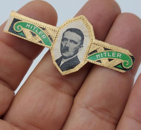 WW2 GERMAN NAZI EARLY 1930S THIRD REICH YOUNG ADOLF HITLER CIGAR LABEL