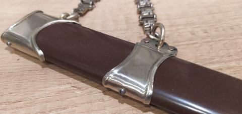 WW2 German Nazi early honour high leader SA chained dagger scabbard