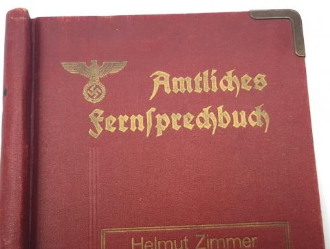 WW2 German Nazi early NSDAP nice folder binder with ads inside eagle Third Reich Swastika cover