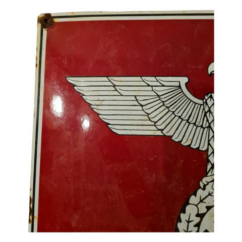 NSDAP gewerbeaufsichtsamt enamel sign original for sale board WW2 German Nazi