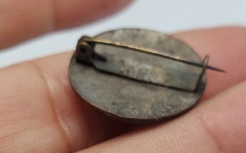WW2 German Nazi early Third Reich membership enamel unmarked pin NSDAP
