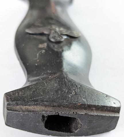 original early Waffen SS dagger black wooden grip hanger part