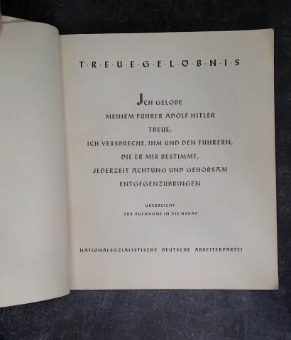 WW2 GERMAN NAZI NSDAP ADOLF HITLER BOOK ICH KAMPFE "I FIGHT"