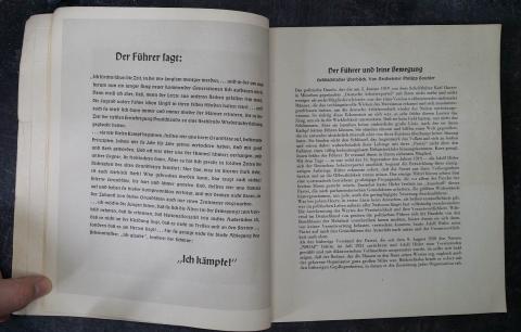 WW2 GERMAN NAZI NSDAP ADOLF HITLER BOOK ICH KAMPFE "I FIGHT"