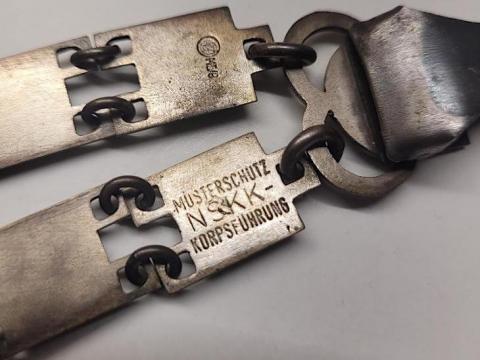 WW2 German Nazi original NSKK N.S.K.K leader chained dagger chain part by RZM