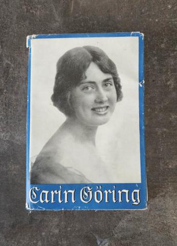 WW2 German Nazi HERMANN GOERING WIFE'S CARIN GORING BIOGRAPHY BOOK - CARINHALL signed & stamped