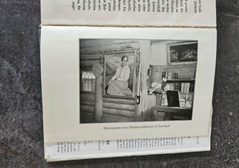 WW2 German Nazi HERMANN GOERING WIFE'S CARIN GORING BIOGRAPHY BOOK - CARINHALL signed & stamped