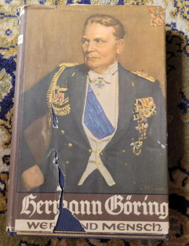 WW2 German Nazi Hermann Goring Wert und Mensch book marshall dustcover 1939