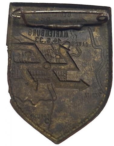 WW2 German Nazi Hitler Youth Badge HJ Marienburg Malbork WMG Gdansk Order