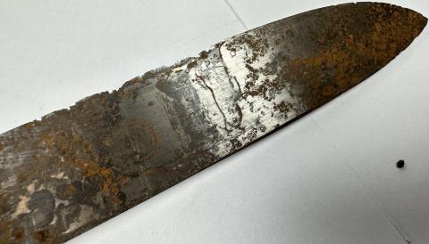 WW2 German Nazi HITLER YOUTH HJ relic ground dug found knife by RZM