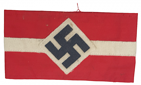 WW2 German Nazi Hitler Youth tunic armband HJ DJ Hitlerjugend