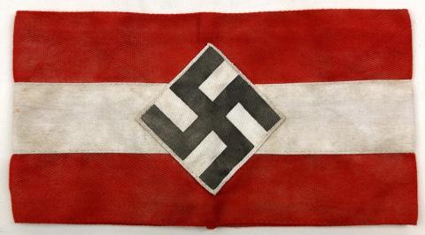 WW2 German Nazi Hitler Youth tunic removed armband stamped HJ hitlerjugend