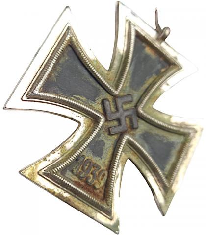 WW2 German Nazi Iron Cross 2nd class medal in LDO case Wehrmacht Waffen SS NSDAP Kriegsmarine Luftwaffe