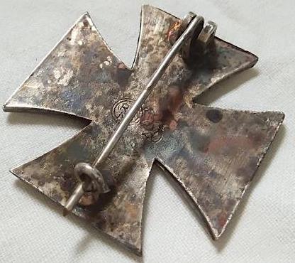 WW2 German Nazi Iron Cross medal award 1st First class relic found by RZM