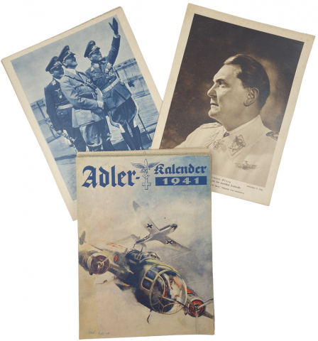 WW2 German Nazi LUFTWAFFE calendar1941 ADLER Hermann Goering Hitler Aircraft
