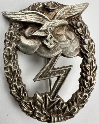 WW2 German Nazi Luftwaffe Ground Assault Badge rzm