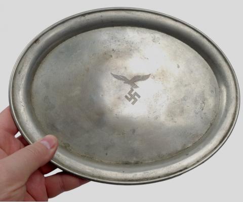 WW2 German Nazi LUFTWAFFE silverware tray marked
