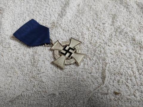 WW2 German Nazi medal for 25 years of faithful services for civil services