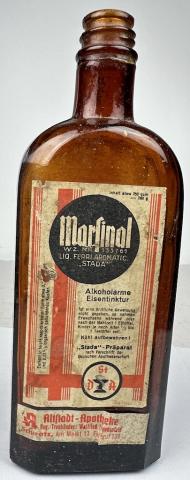 WW2 German Nazi morphine bottle originWW2 German Nazi morphine bottle original hitler drugs