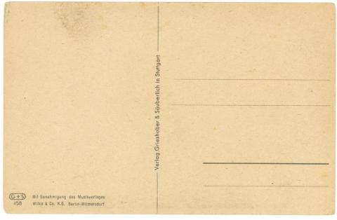 WW2 German Nazi nice Wehrmacht Heer Army die ganz kompanie postcard