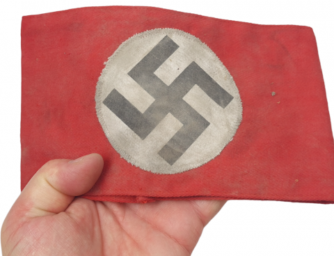 WW2 German Nazi NSDAP Third Reich uniform tunic armband with swastika