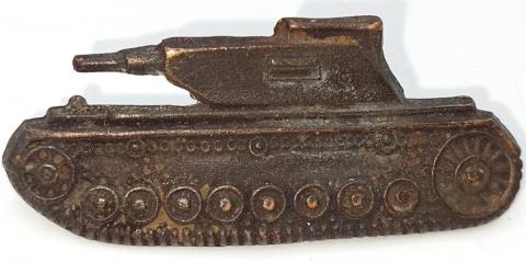WW2 German Nazi PANZER GRENADIER DESTRUCTION BADGE PATCH closed combat award tank pin relic Grossdeutschland