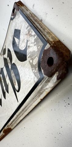 Heinrich-Himmler Straße metal street plaza sign original for sale