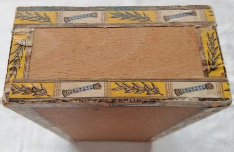WW2 german Nazi RARE Hermann Goering cigar box General-Feldmarshall from the CARINHALL ESTATE