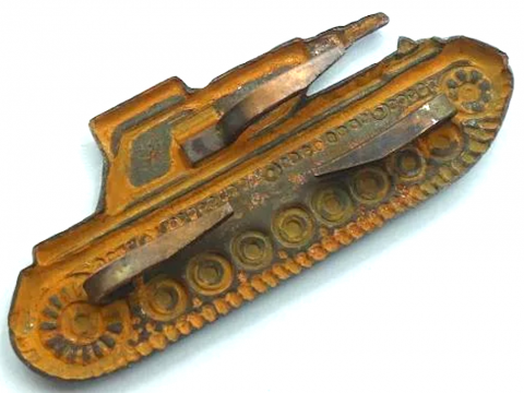 WW2 German Nazi panzer tank destruction tunic badge shield pin