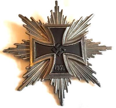 WW2 German Nazi RARE Star of the Grand Cross of the Iron Cross medal badge in silver