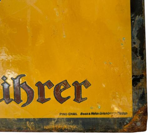 WW2 German Nazi Reichsjugendführer National Youth Leader hj hitler youth leader's metalsign