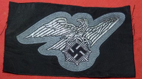  WW2 German Nazi RLB Bevo patch Reichsluftschutzbund air raid protection NSDAP