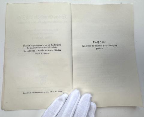WW2 German Nazi Third Reich book by Alfred Ernst Rosenberg NSDAP