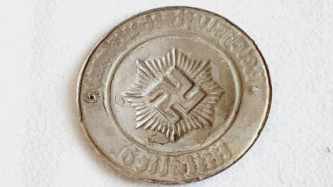 WW2 German Nazi Third Reich early Badge swastika Reichsluftschutzbund Hitglied