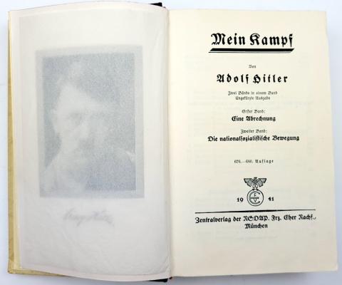 Mein Kampf wedding edition book Adolf Hitler for sale original