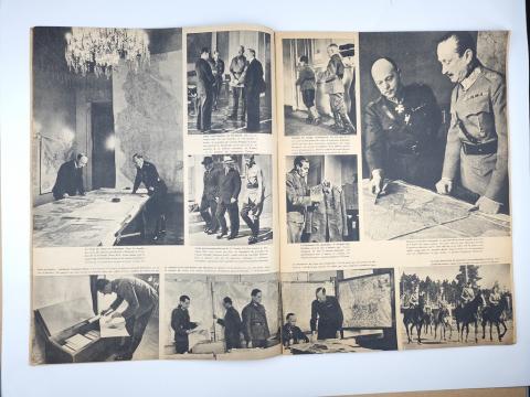 WW2 German Nazi Third Reich Germany war time magazine SIGNAL with lot of photos french #12, 1942