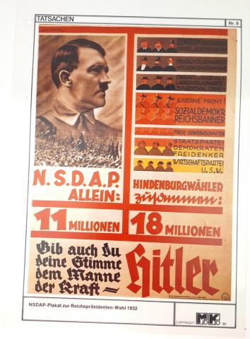 WW2 German Nazi Third Reich NSDAP Hitler propaganda photo